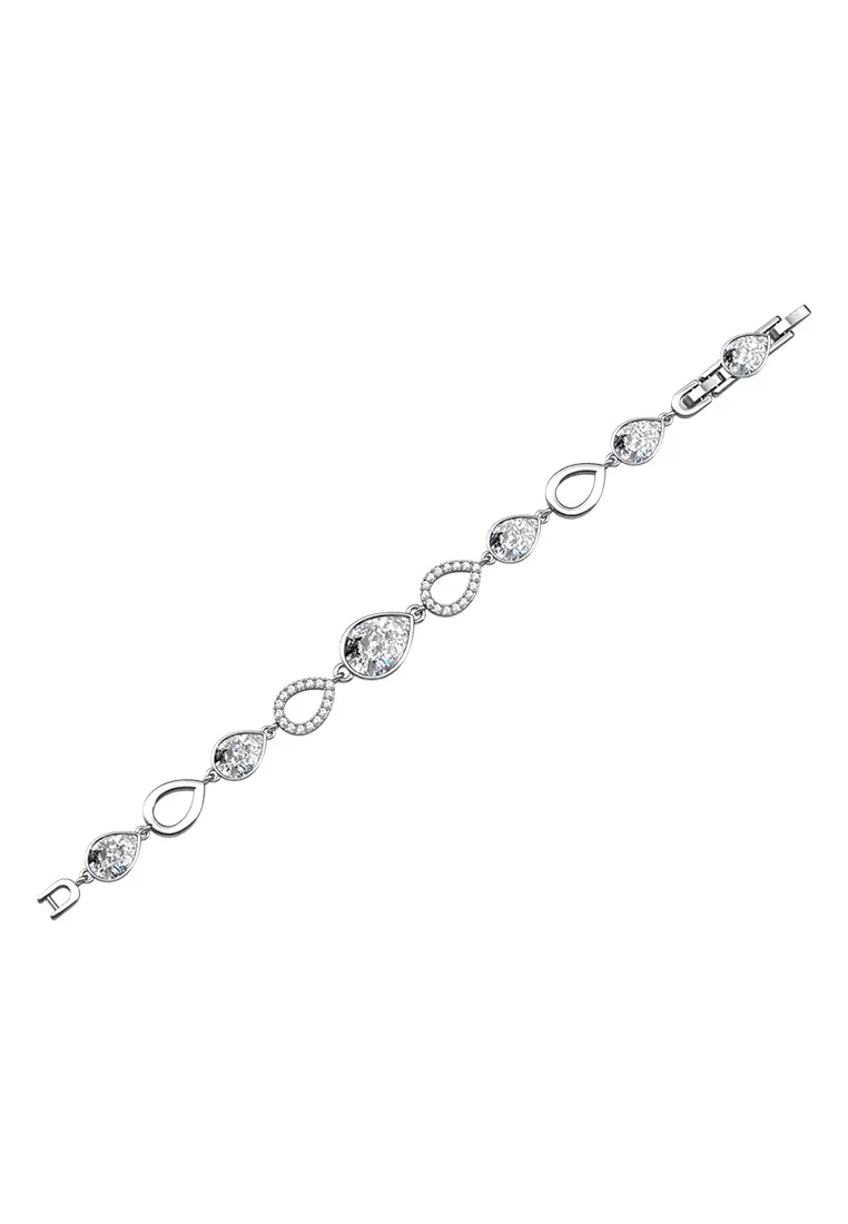 Ellip Princess Bracelet WG - Gelang Crystal Luvea Collection by Her Jewellery