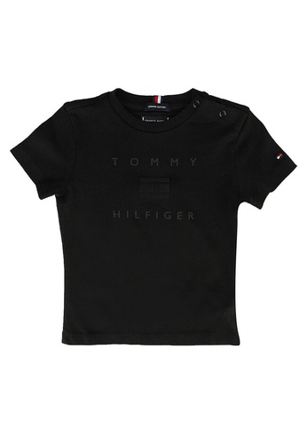 Tommy Hilfiger black Uv Logo Tee B7CACKA260229BGS_1