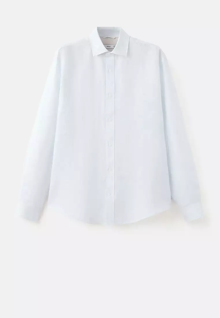 Regular-Fit 100% Linen Shirt