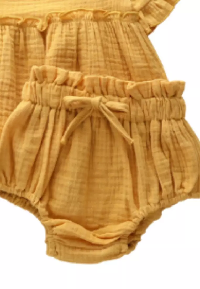 Havana Outfit Set - Mustard