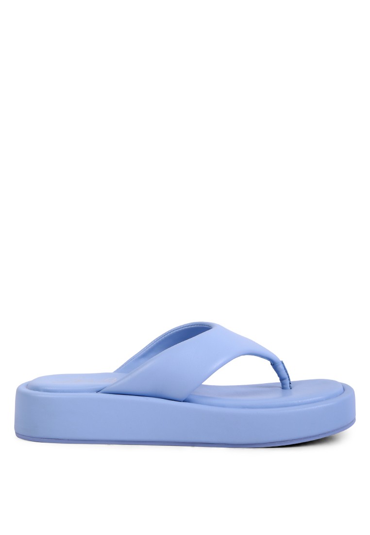 Blue Everyday Casual Flip Flops