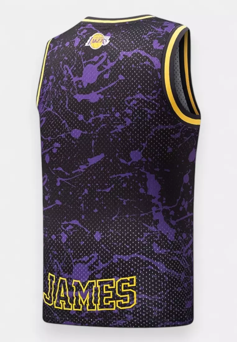 Los Angeles Lakers Lebron James #23 Basketball Jersey Regular Fit Mens Tank Jersey Drops Collection