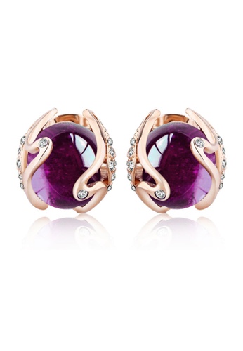 Urban Outlier purple Crystal Earrings 21327 OU821AC29CCWMY_1