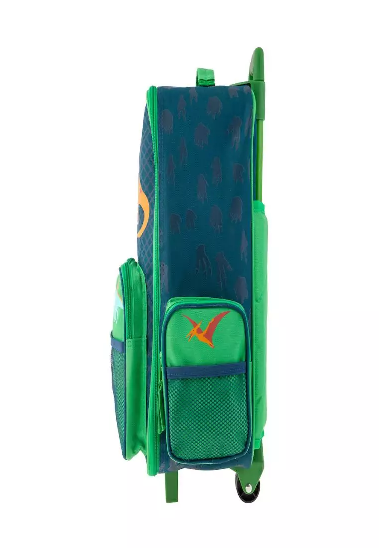 Stroller Trolley Bag For Kids Green Dino