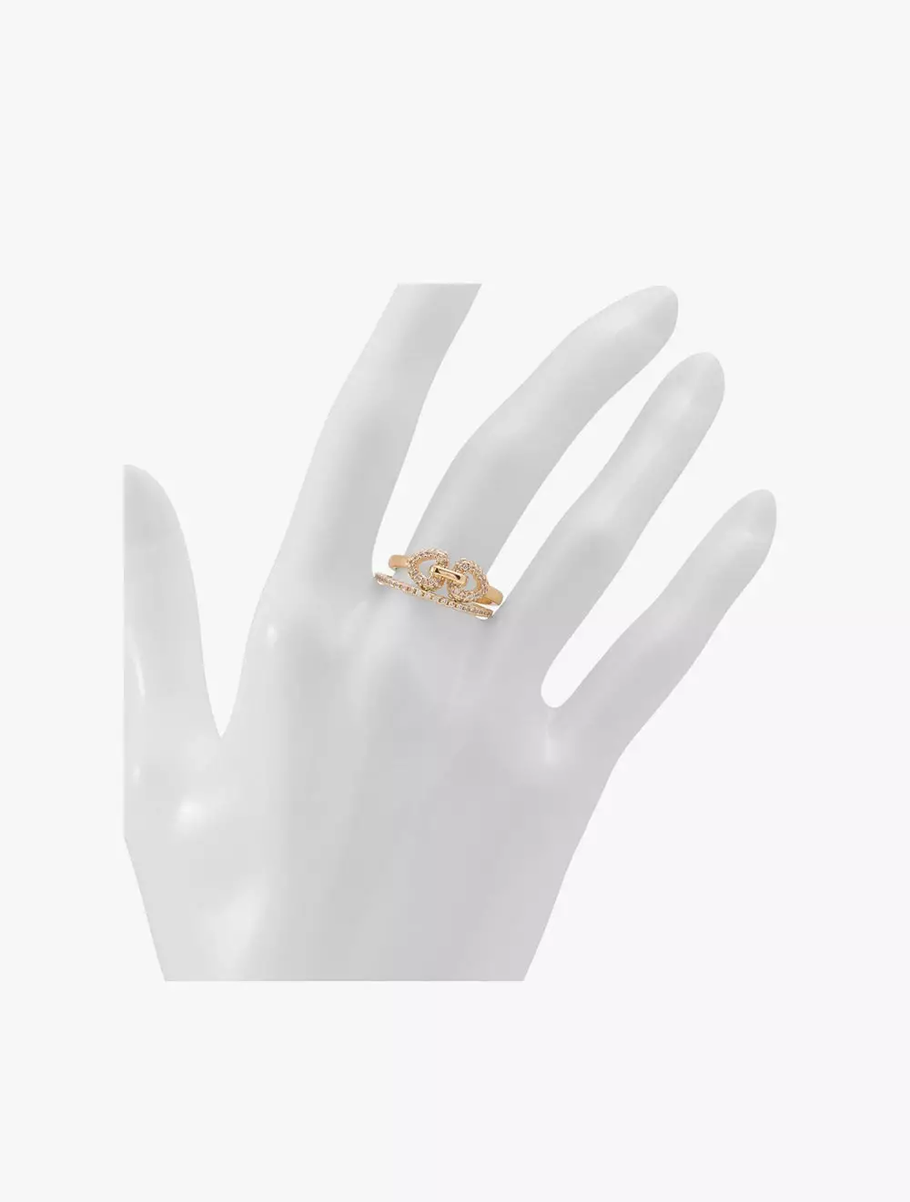 Aldo Sylette Women's Rings - Gold/Clear Multi