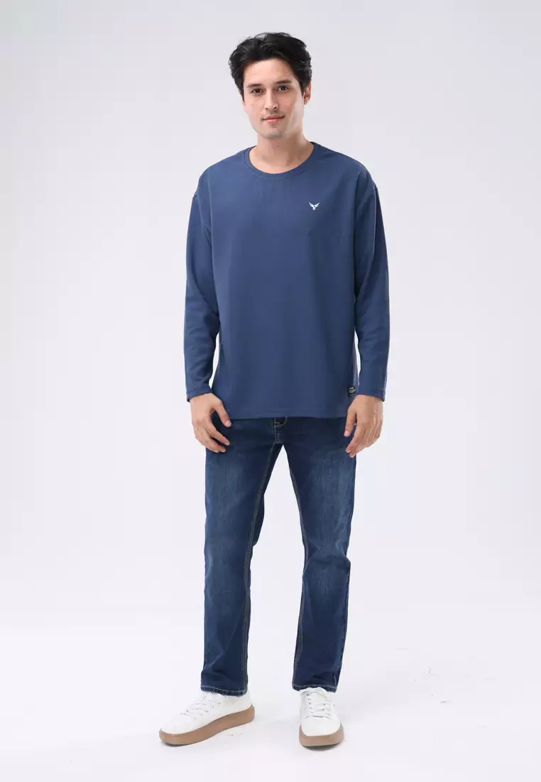 Round Neck Long Sleeves Comfort Fit