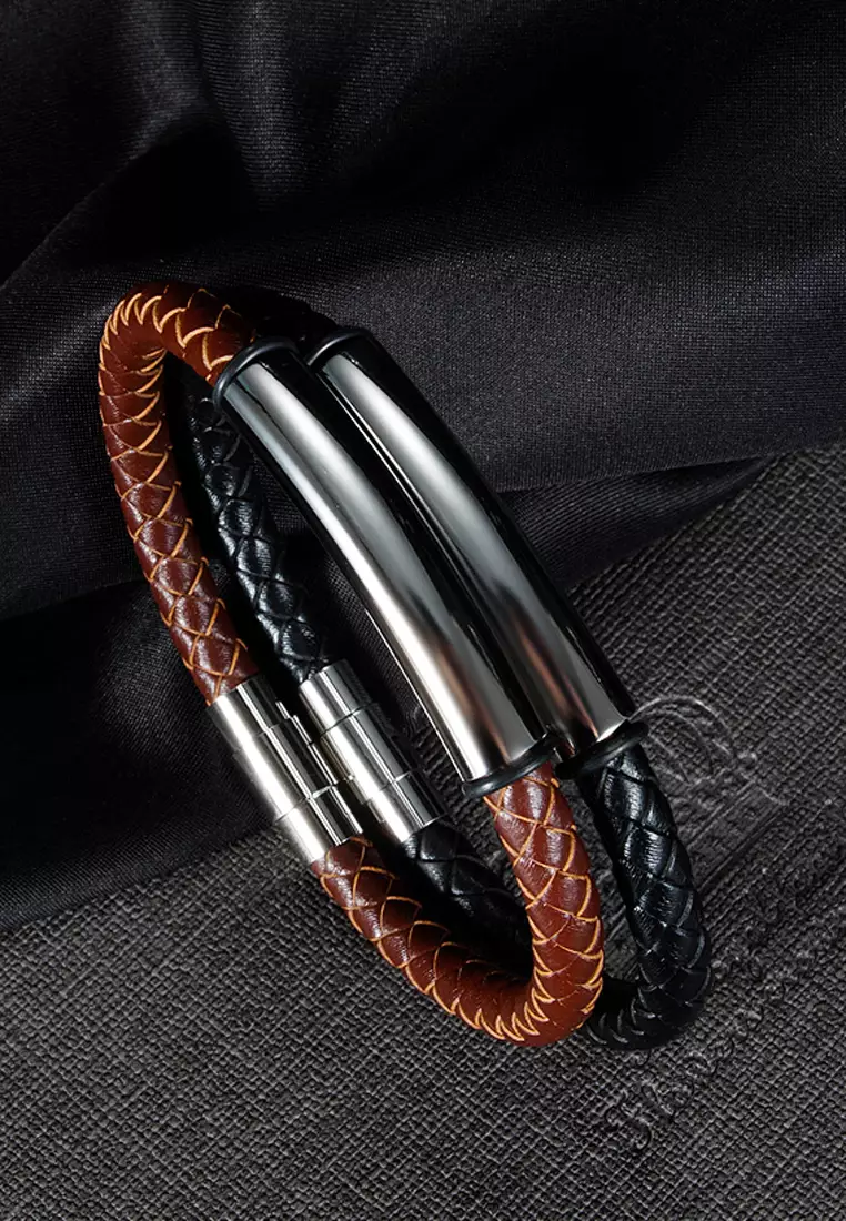 Buy Trendyshop Men's Leather Bracelet Online ZALORA Malaysia