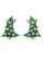 Her Jewellery Christmas Tree Earrings - Made with premium grade crystals from Austria BC904AC684FC27GS_2