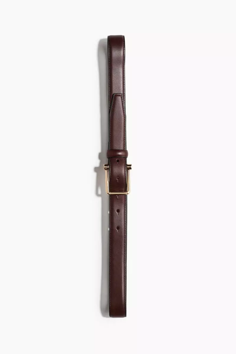 Leather belt