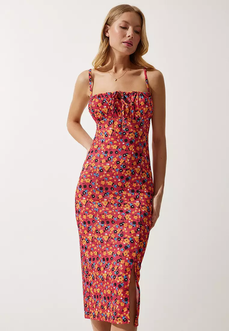 Floral Slit Summer Dress