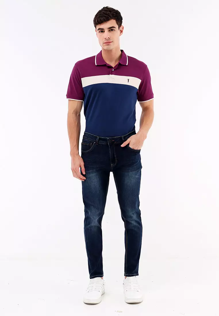 Denim Ankle Pants W/ Stretch