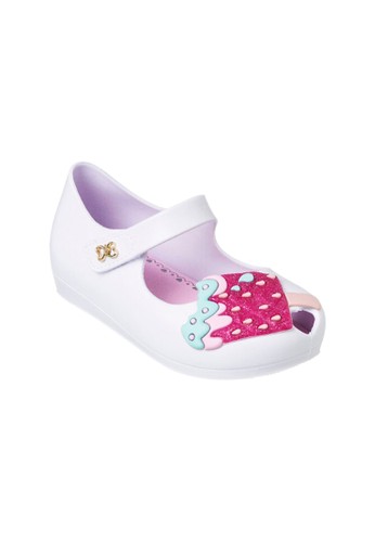 Worldcolors white Sepatu Worldcolors Confeti Kids - White / Peep Toe 76BB6KSCD13E3BGS_1