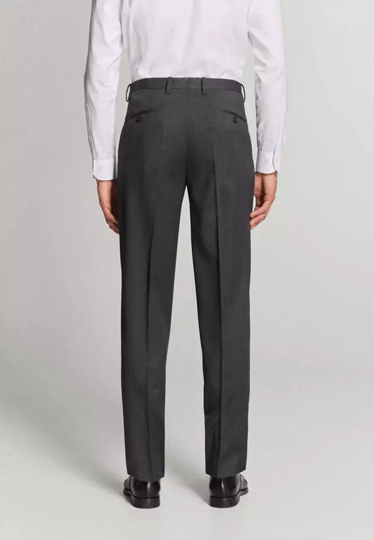 Turin 100% Wool Suit Trousers