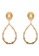 A-Excellence gold Whistle Abstract Earrings 57D2BAC70E22D3GS_1