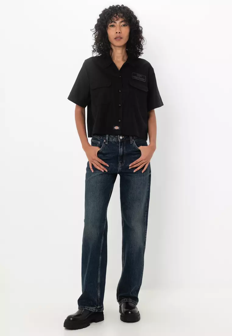 Women's Dickies x H-D Eagle Cropped Work Shirt