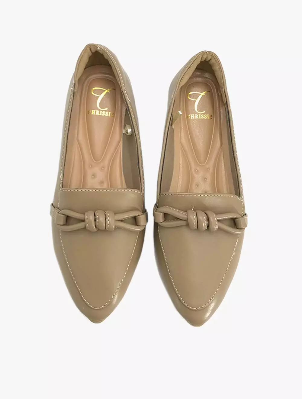 Payless Chrissie Womens Antonela Flats - Taupe_15