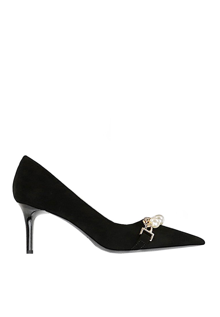 VANSA Pointed Metal Chain D'orsay High Heel VSW-H8829-A2