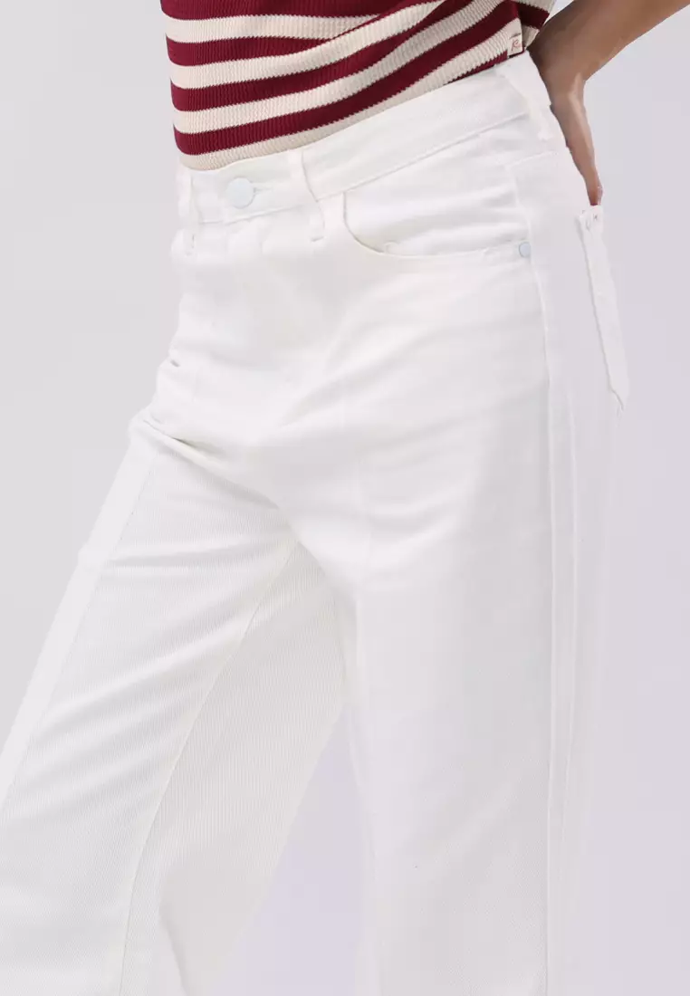 Denim Wide Leg Pants