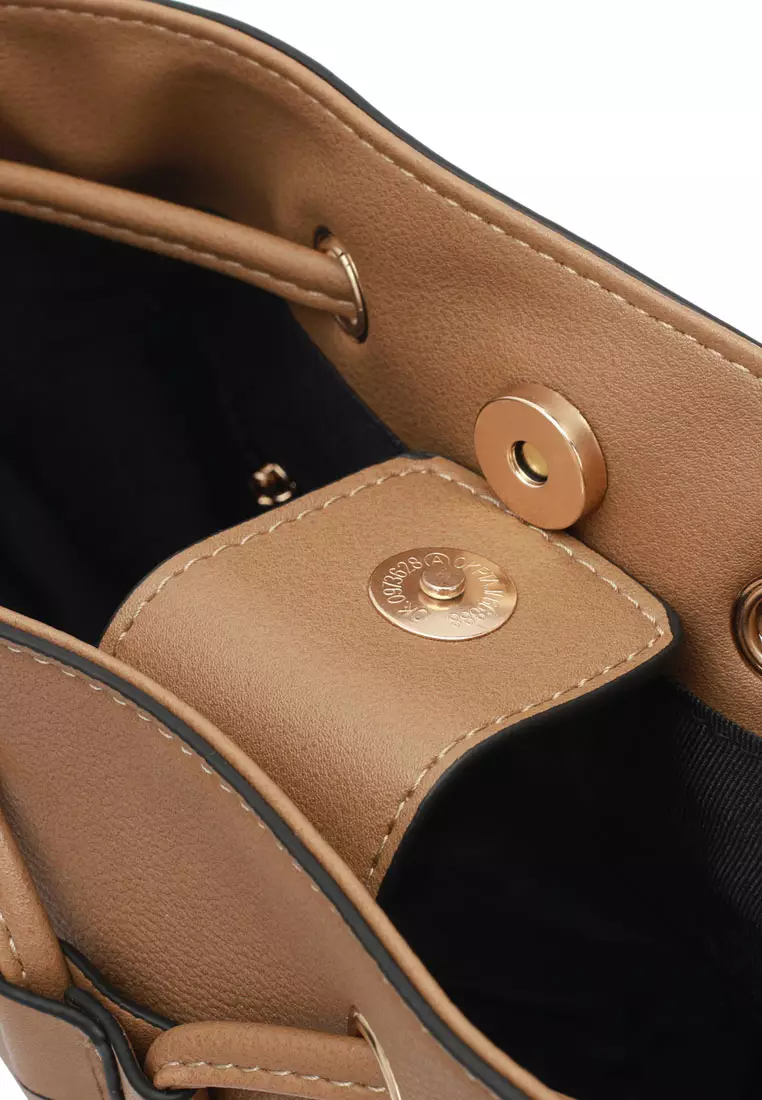 Women's Bucket Bag / Shoulder Bag / Sling Bag / Crossbody Bag ( 水桶包 / 單肩包 / 斜孭袋) - 棕色