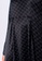 Zaryluq black and navy Monogram Maxi Dress in Coal 121A2AA3673821GS_5