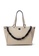 Shu Talk beige DMR Touch Synthetic Leather with Plastic Chin Tote bag 850DCAC2A5E281GS_1