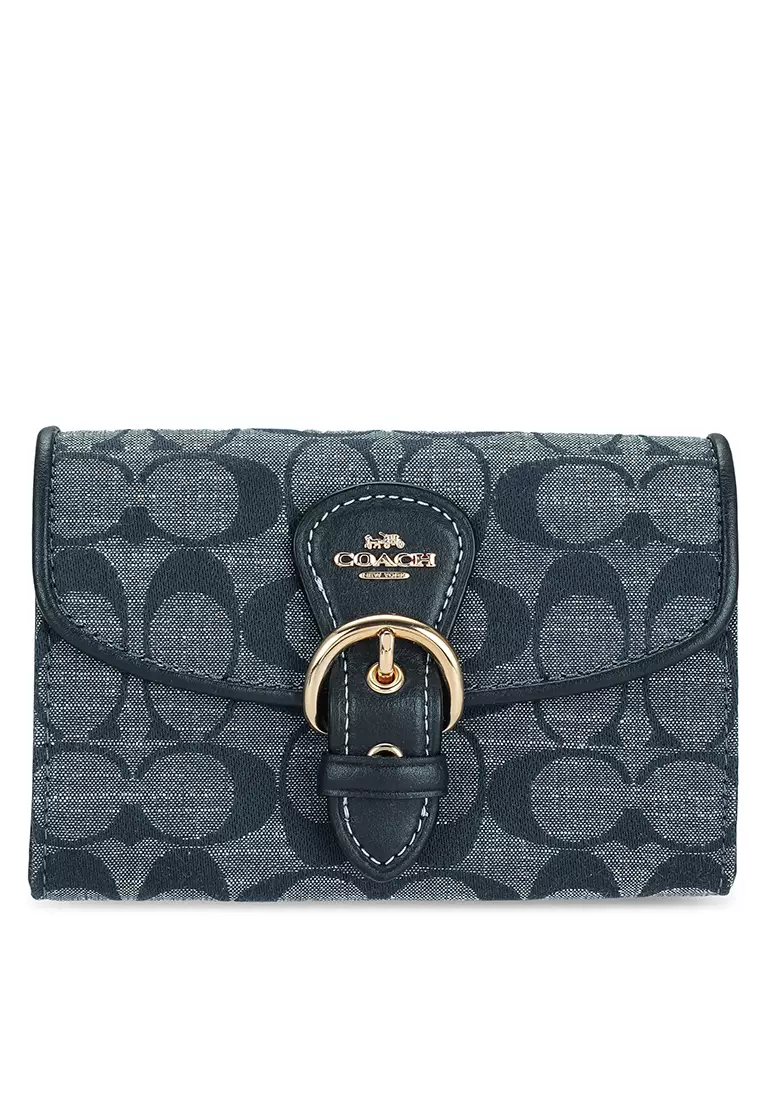 Coach wallet with on sale buckle