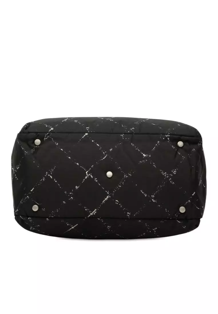 Pre-Loved Chanel Old Travel Line Nylon Handbag