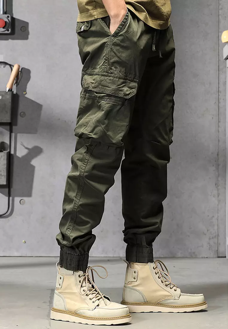 Sports Style Pockets Cargo Pants GJL659