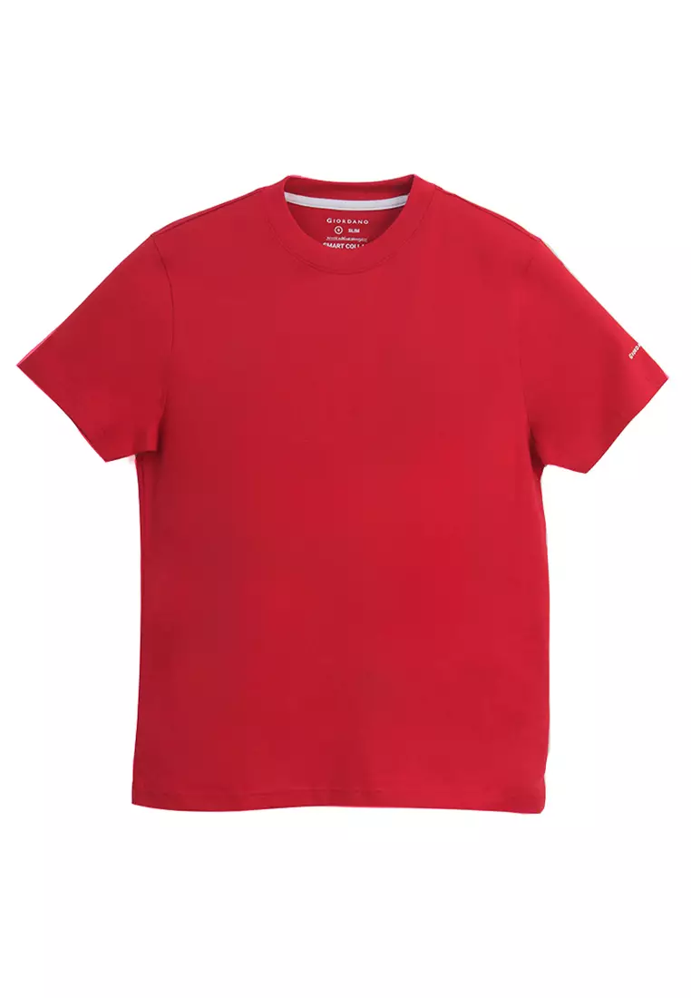 Men's Cotton Jersey Crew Neck Slim Fit Tee