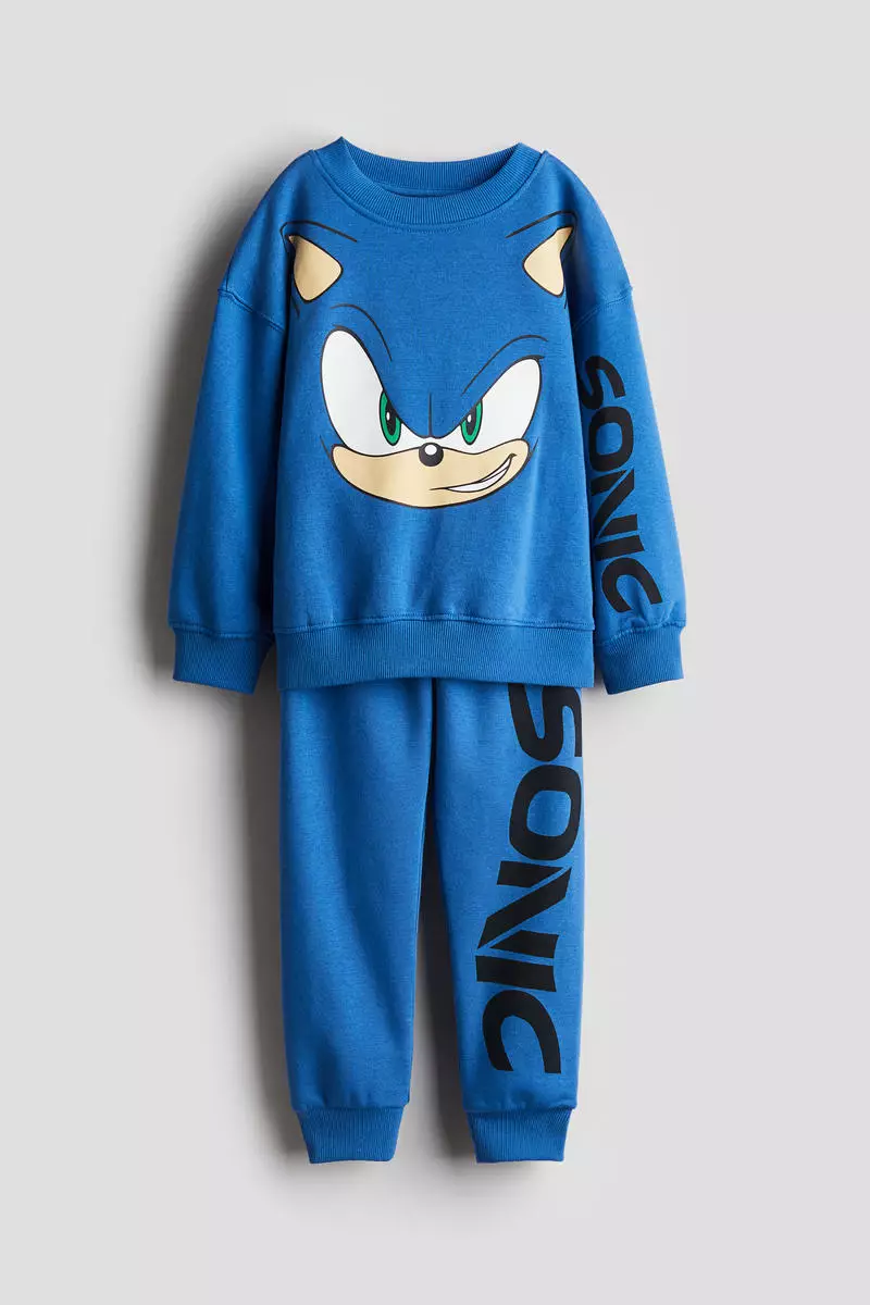 Buy H&M 2-piece printed sweatshirt set 2025 Online | ZALORA