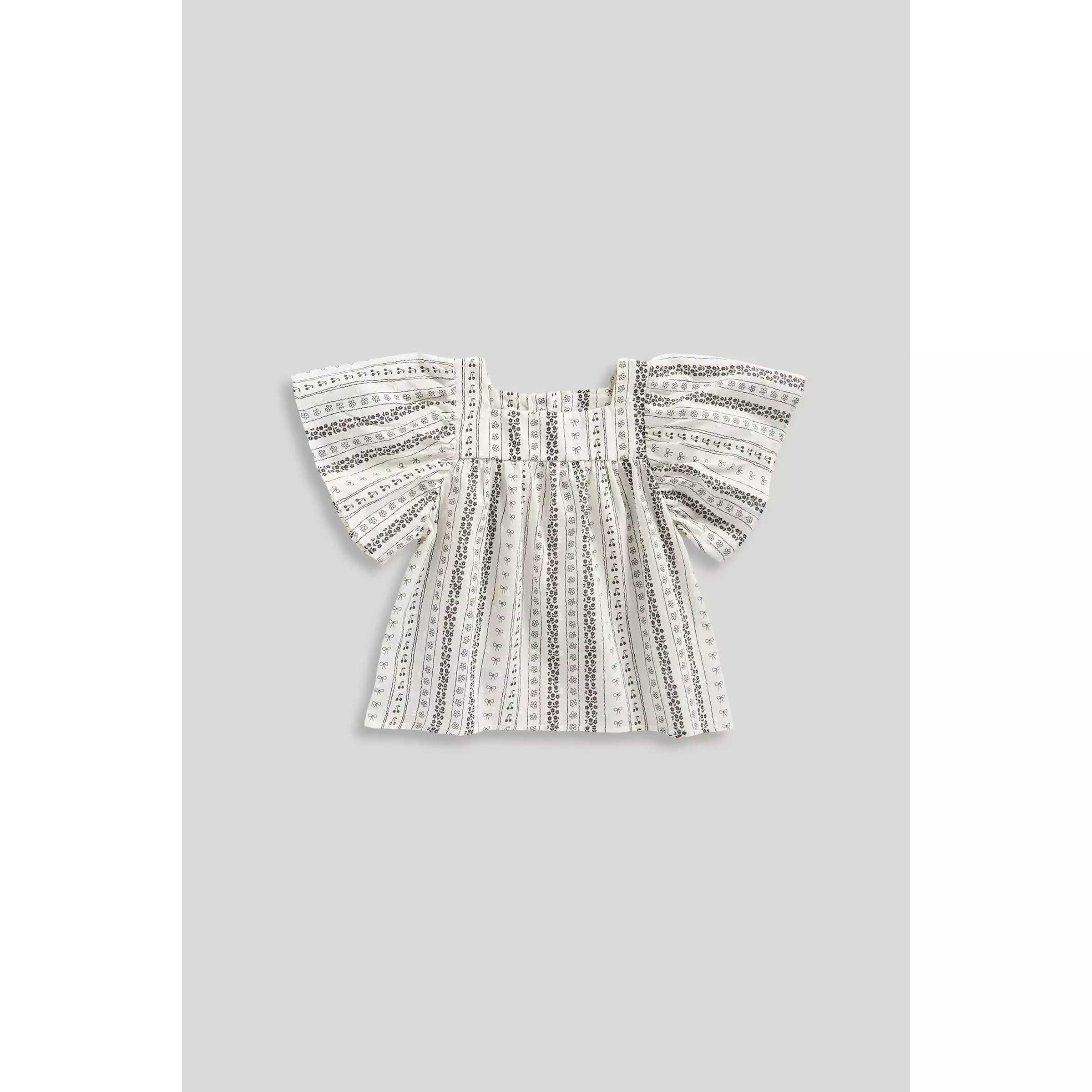 Mothercare Cotton Dobby Blouse - Atasan Blus Bayi Perempuan (Krem)