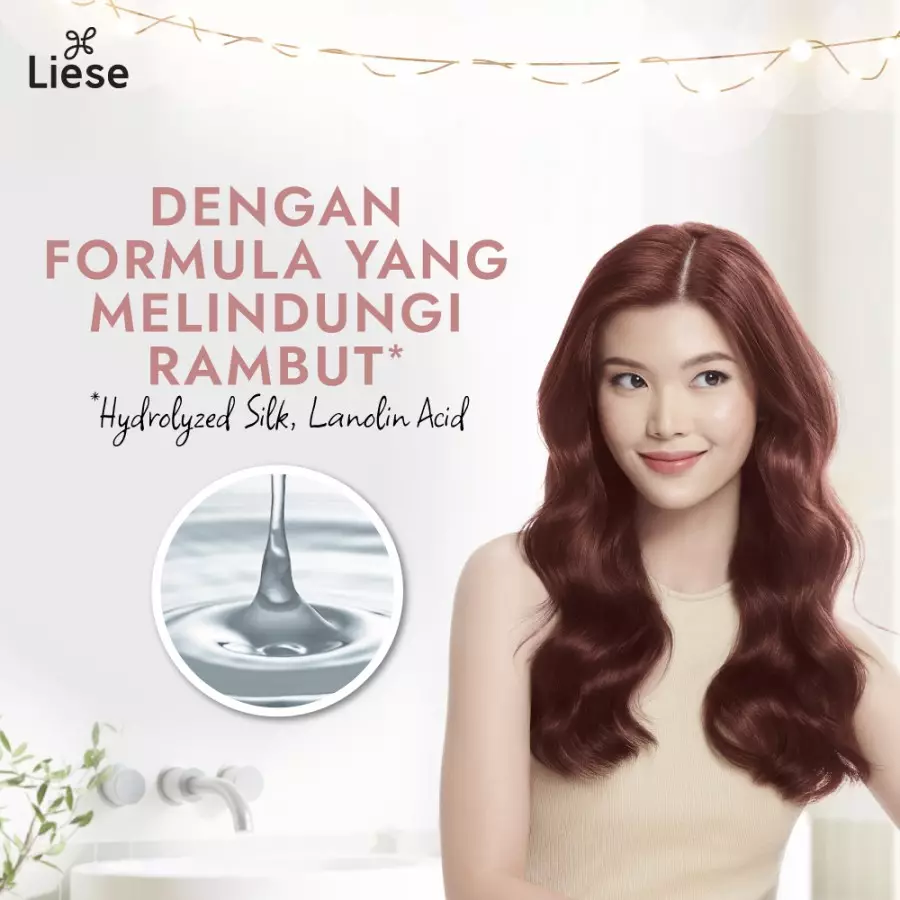 Jual KAO Liese Bubble Hair Color Foam Rose Tea Brown Twinpack Cat