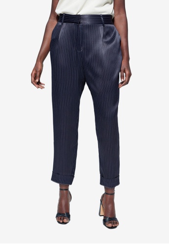 購買流行violeta By Mango Chalk Stripe Trousers Zalora 台灣