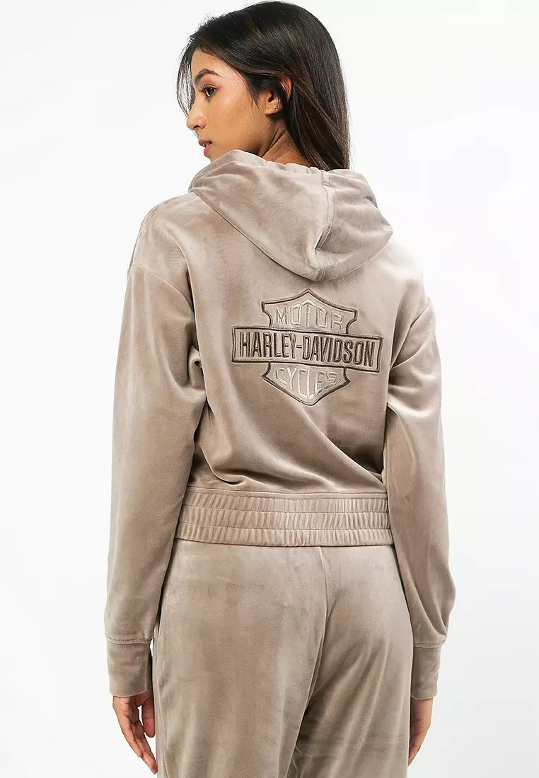 80's Harley-Davidson フルジップ パーカー Hanesボディ 000000010942