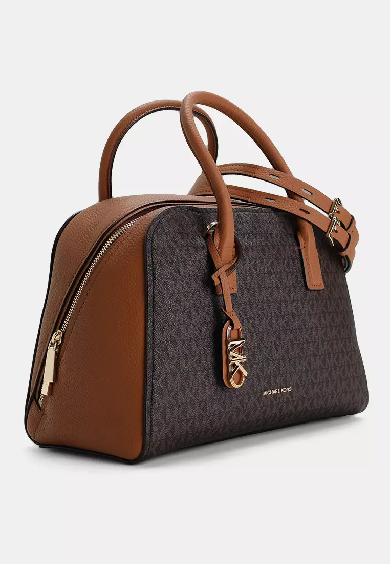 Ashton Medium Zip Satchel Bag