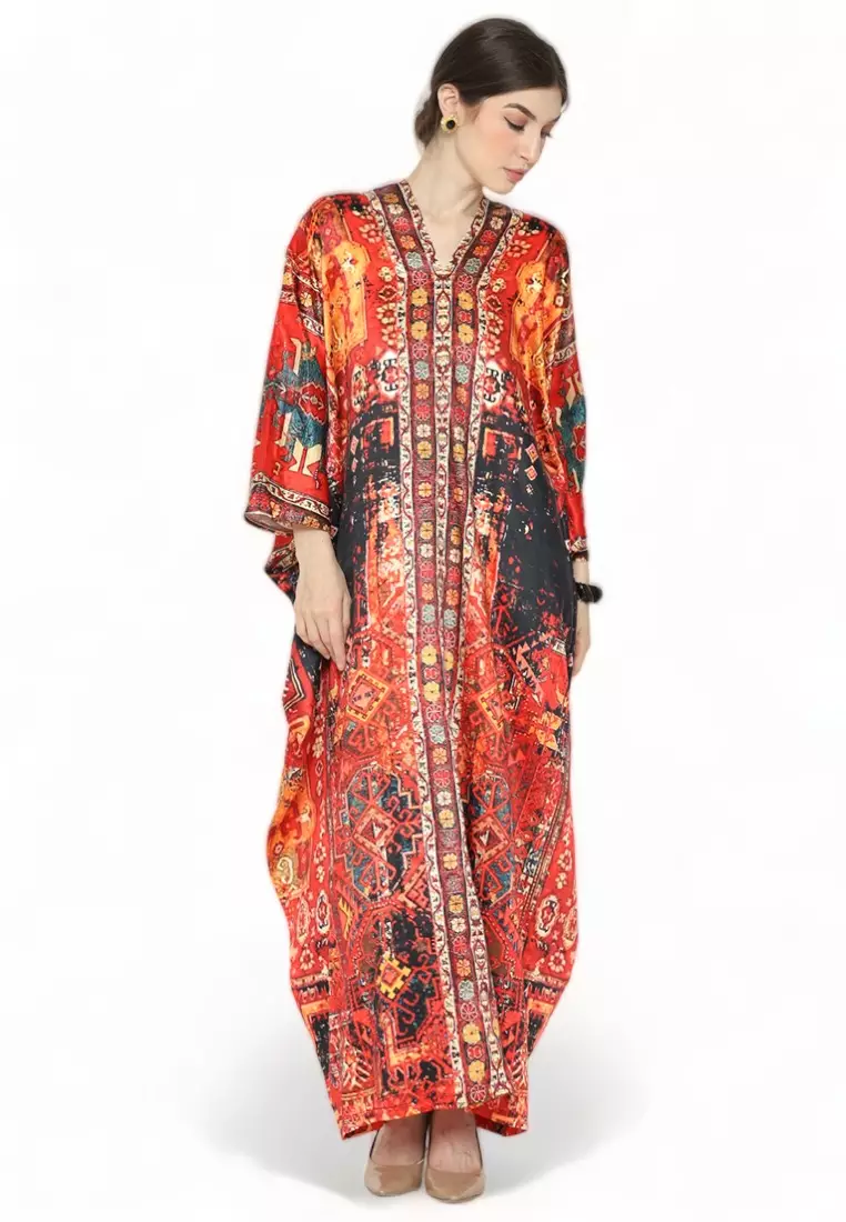 Kanzi Exclusive Long Sleeve Kaftan