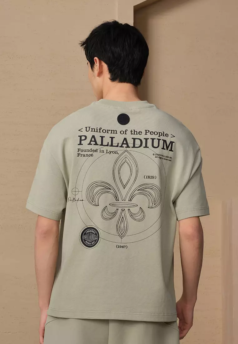 MEN'S PALLADIUM LOGO LOOSE FIT COTTON T-SHIRT