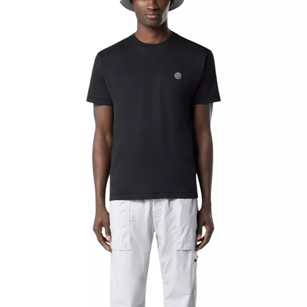 2100027 60/2 Cotton Jersey T-Shirt Black