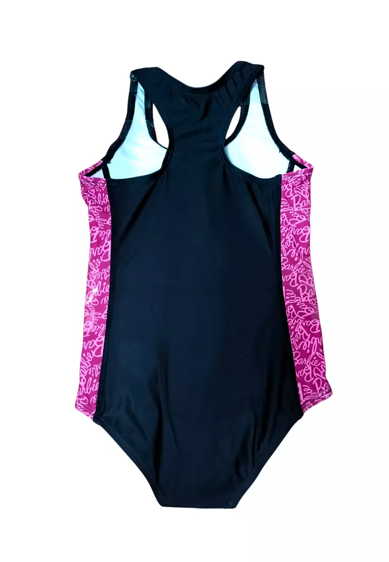Barbie Black One Piece with Extended Sizes for Kids and Teens Girls