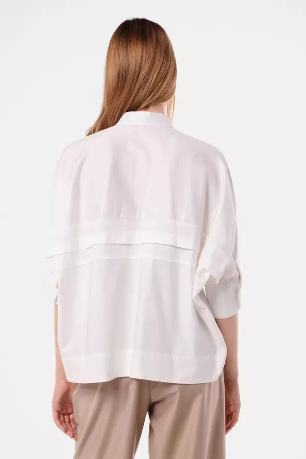 MINIMAL - Staco - Wide Fit Shirt - White Colour White