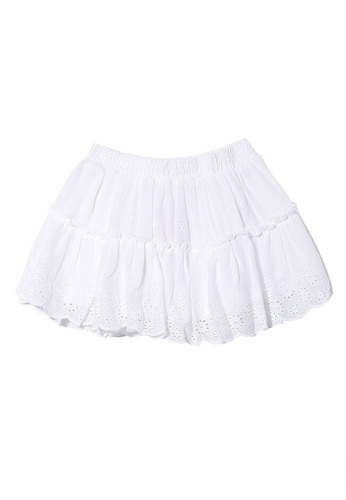 FOX Kids & Baby white White Frill Mini Skirt 1A0FFKA79A052FGS_1