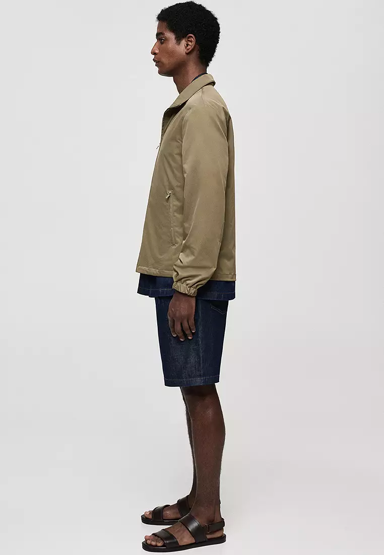 Water-Repellent Jacket With Zip