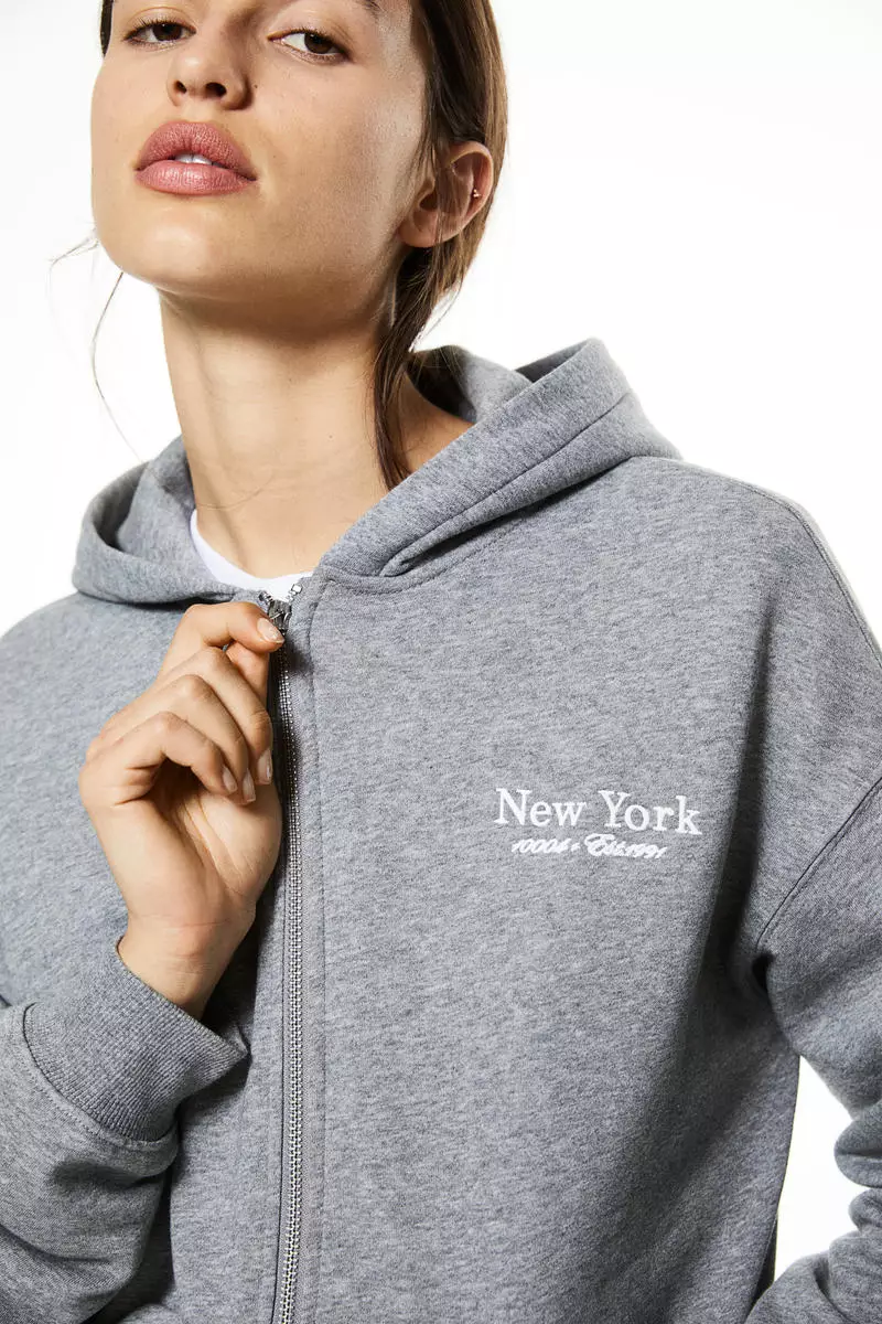 Buy H M Text motif hoodie 2024 Online ZALORA Singapore