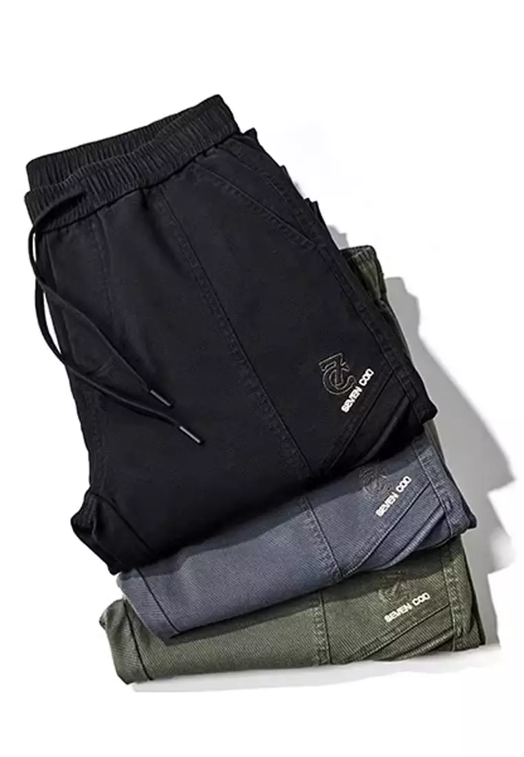 Drawstring Slim Jogger Pants