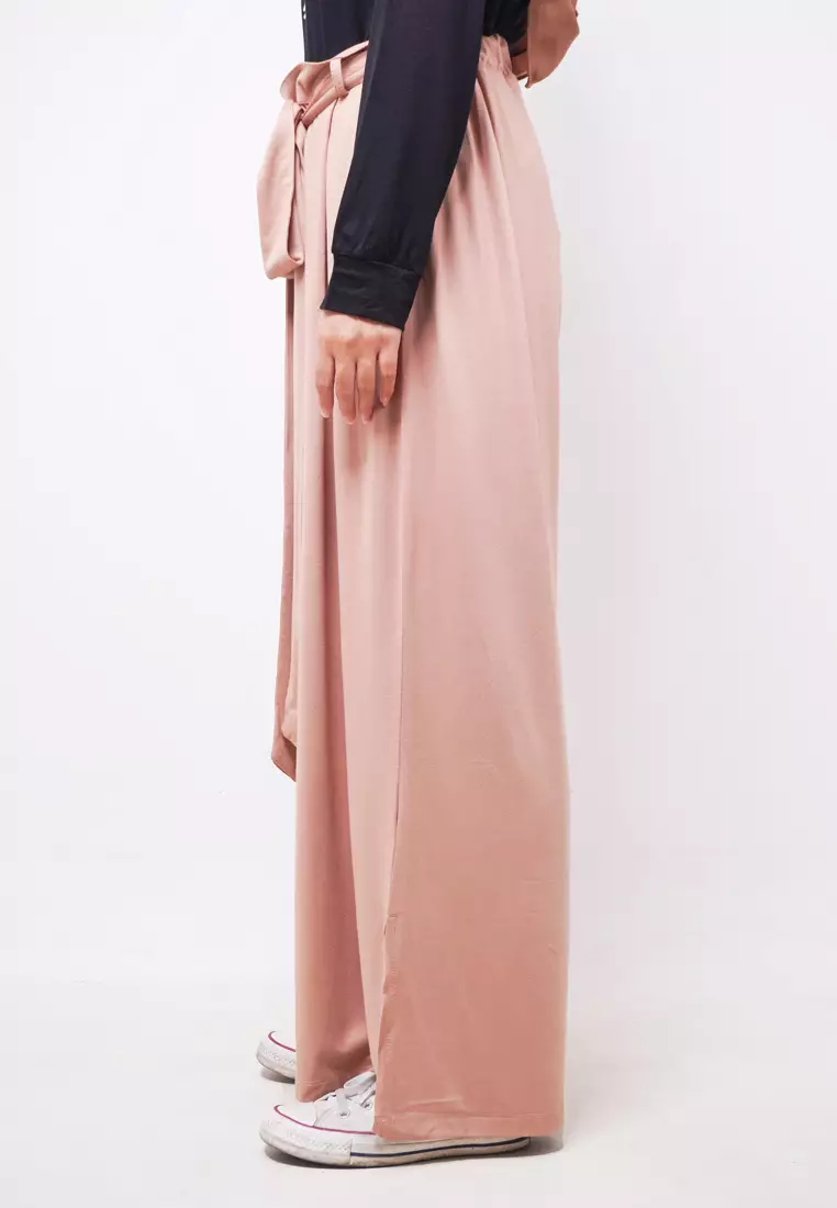 LC026 TDLA Celana Kulot Instacool Wanita KSL Khaki