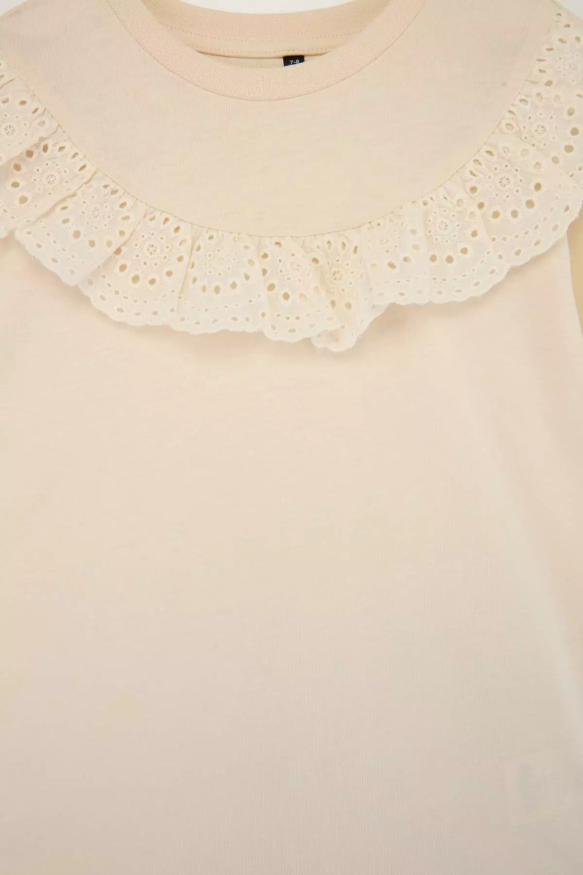 Ecru Plain Knitted Bottom - Top Set Tkdss26Au00071
