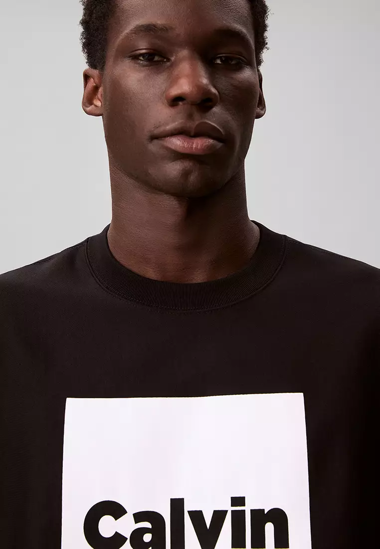 Premium Calvin 抓絨印花長袖衛衣 - Calvin Klein Jeans