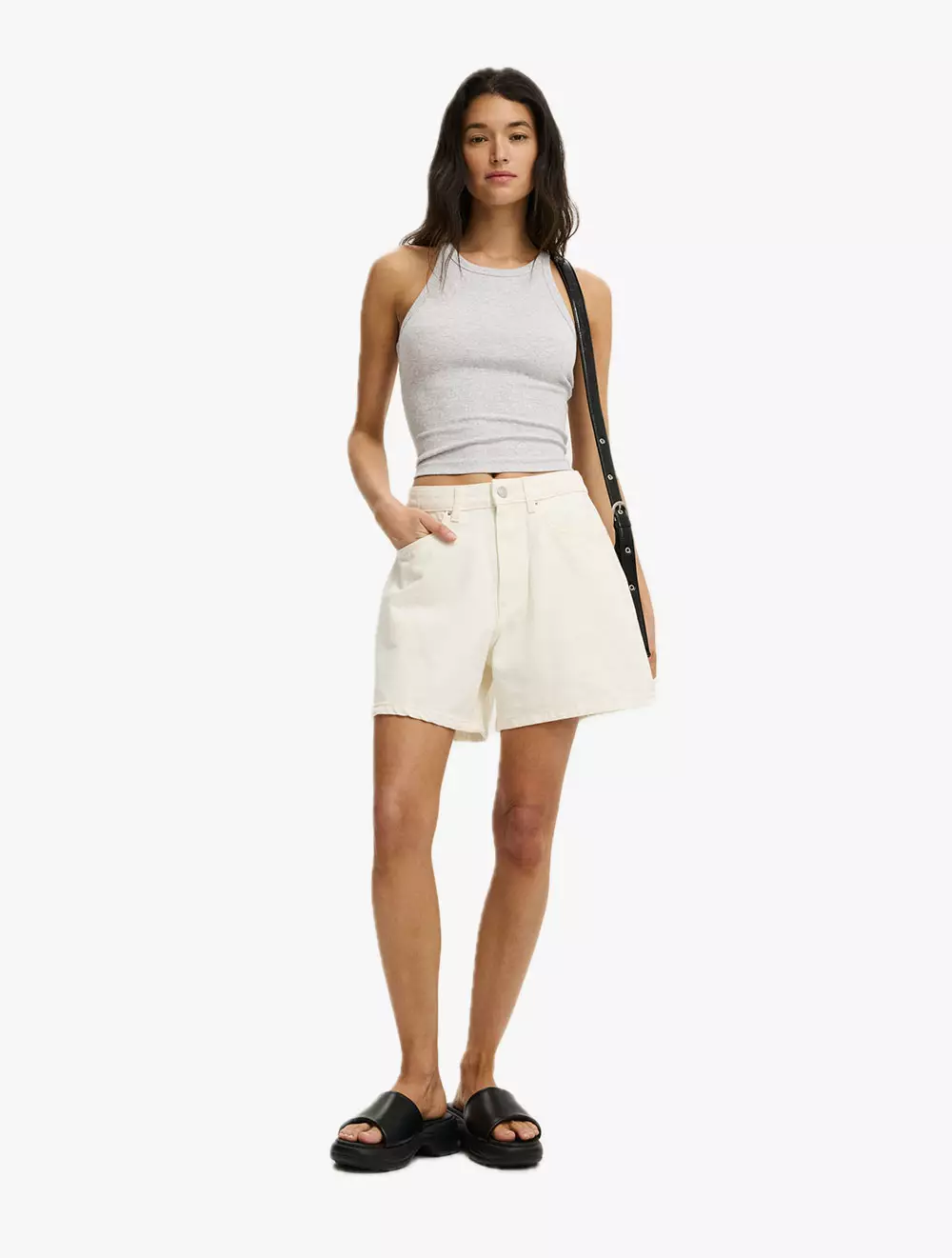 COTTON ON - JEANSWEAR - HIGH 90 S DENIM SHORT