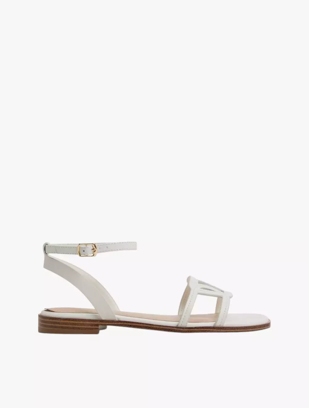Jual ALDO ALDO Greengrove Women's Flat Sandals White Original