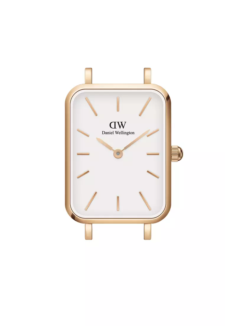 Quadro Melrose 20x27mm Rose Gold Watch White dial Mesh strap Rose Gold Female watch Ladies watch Watch for women DW
